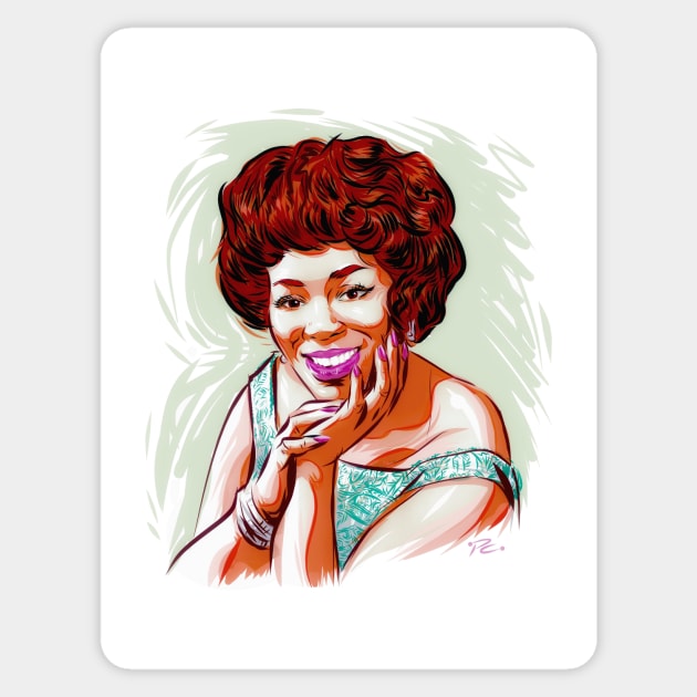 Sarah Vaughan - An illustration by Paul Cemmick Sticker by PLAYDIGITAL2020